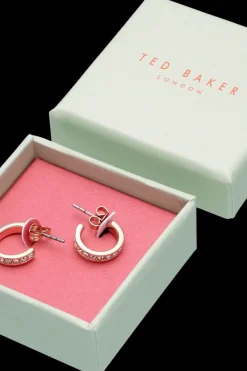 Ted Baker Korut<Seenita crystal nano silver korvarenkaat