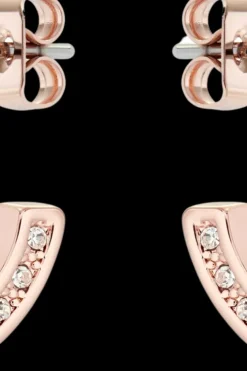 Ted Baker Korut<Senatta rose gold korvarenkaat