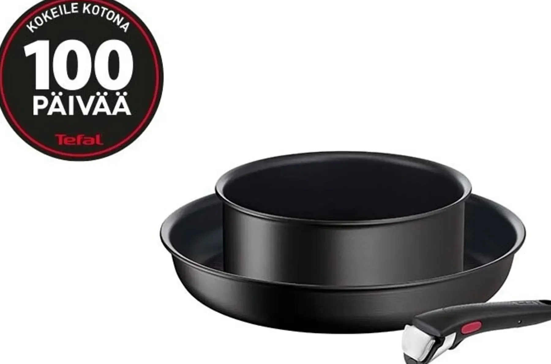 Tefal Paistinpannut<Ingenio Eco paistinpannu 28cm, kattila 20cm + kahva L3979053