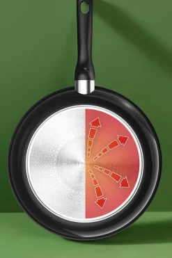 Tefal Paistinpannut<Renew paistinpannu keraaminen 20 cm musta