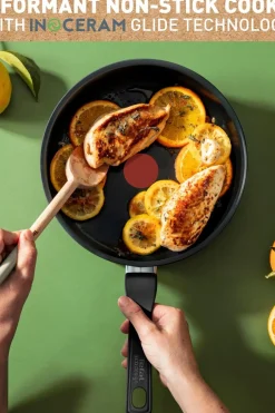 Hot Renew paistokasari keraaminen 24 cm musta Paistinpannut|Kattilat Ja Kasarit