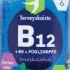 Hot B12+B6+Foolihappo, imeskeltävä (mustikka) 90 tabl. Vitamiinit