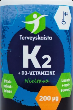 Sale K2+D3 60 tabl. PITKÄVAIKUTTEINEN Vitamiinit