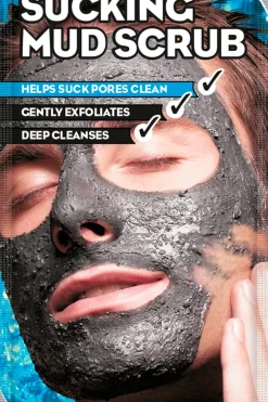 Montagne Jeunesse Ihonhoito<7th Heaven Mens Dead Sea Sucking Mud Scrub 15g