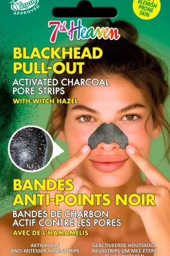 Montagne Jeunesse Kasvojenhoito<7th Heaven Natural Charcoal Nose Pore Strips 3kpl