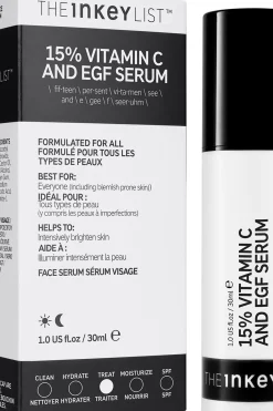Sale 15% Vitamin C ja EGF Serum 30 ml Ihonhoidon Tehoaineet|Kasvojenhoito
