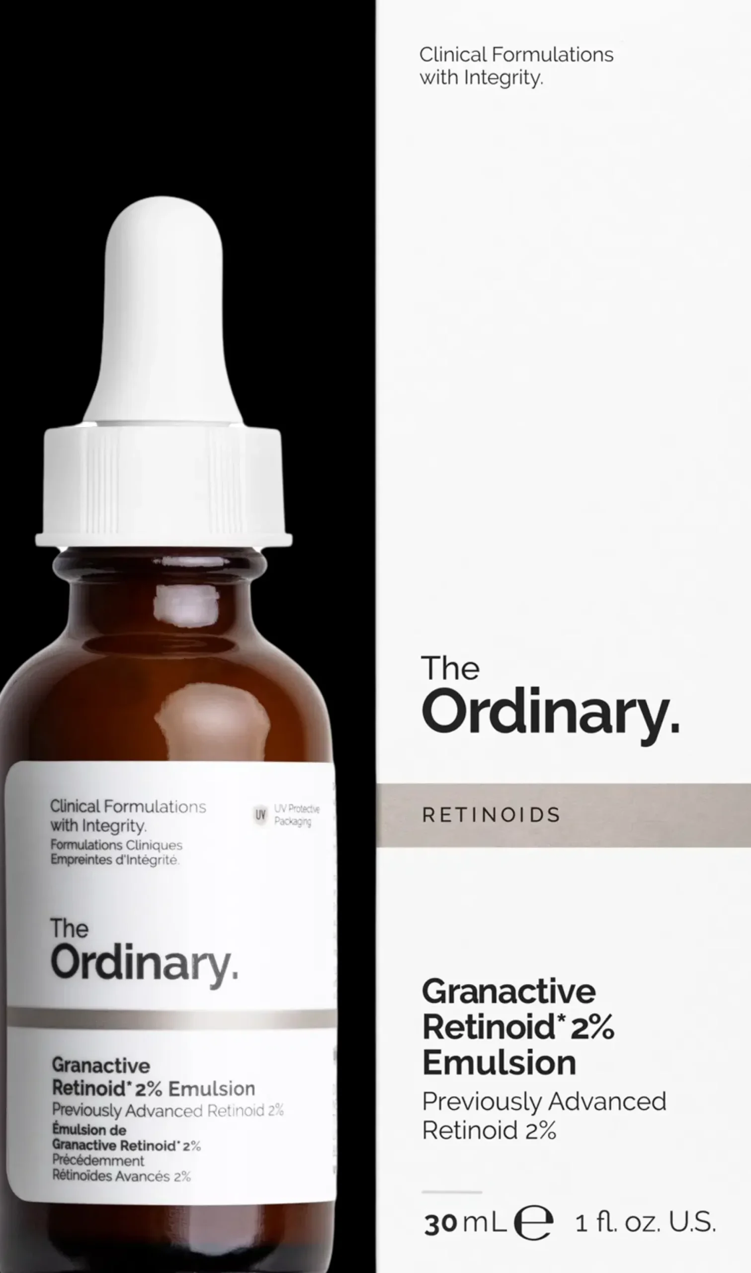 The Ordinary Ihonhoidon Tehoaineet|Kasvojenhoito<Granactive Retinoid 2% emulsio 30 ml