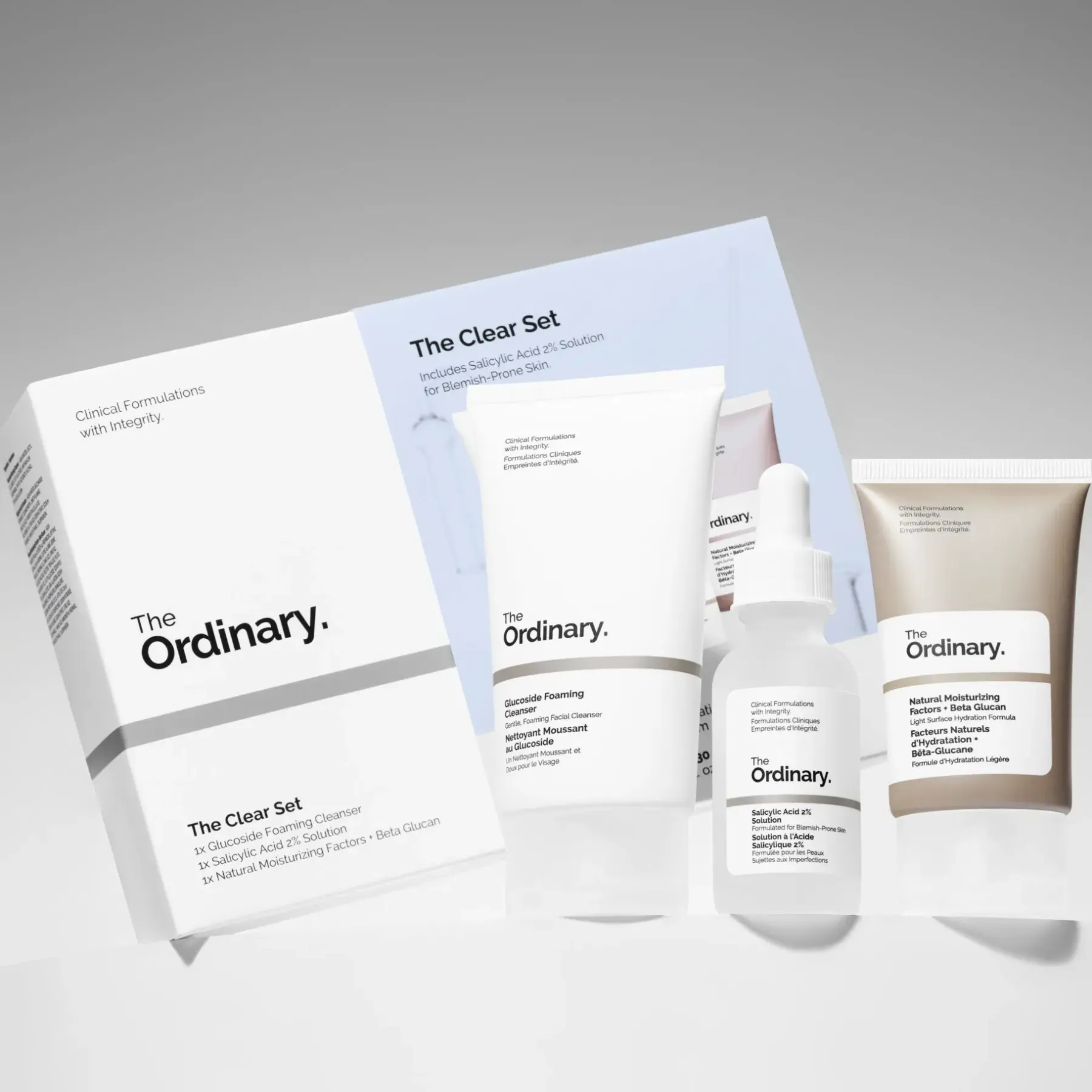 The Ordinary Kasvojenhoito<The Clear Set ihonhoitopakkaus 30 ml