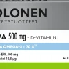 Clearance E-EPA kalaöljykapseli 500mg 40kaps Omegat Ja Muut Rasvahapot