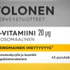 Tolonen Vitamiinit<Liposomaalinen D3-vitamiini 20µg 24g 45tabl