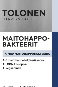 New Maitohappobakteeri 4 mrd 45 kaps Maitohappobakteerit