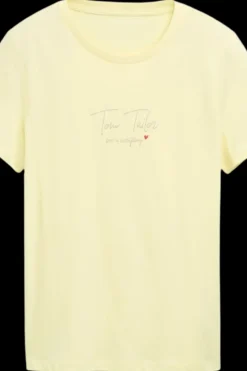 Clearance pyöreäkauluksinen t-paita logolla Paidat Ja Topit