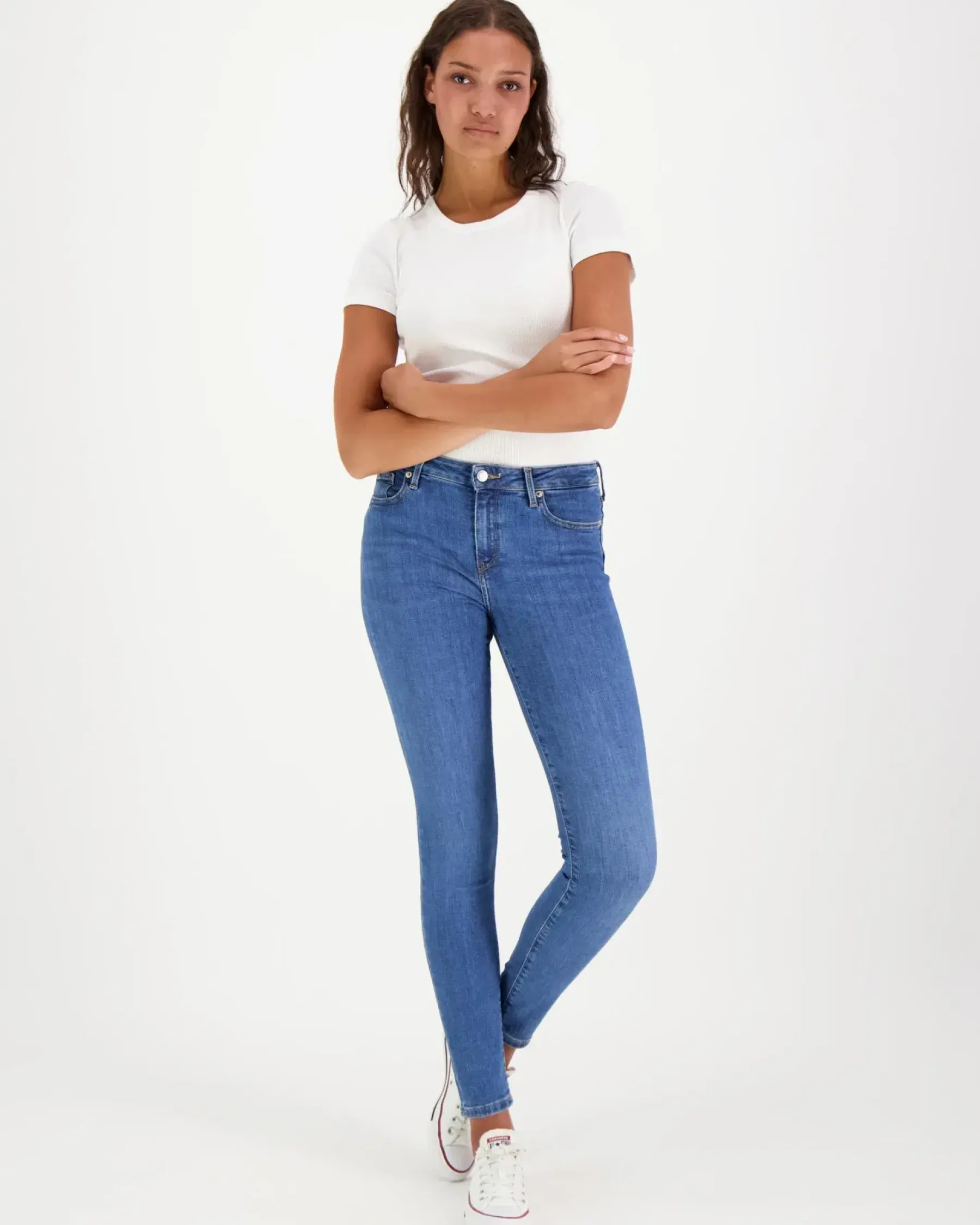 Best Como Skinny Rw Mid Blue Farkut