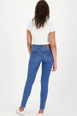 Best Como Skinny Rw Mid Blue Farkut