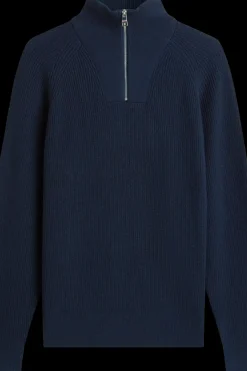 Best Fisherman rib zip mock Neuleet