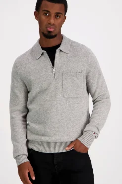 Tommy Hilfiger Neuleet<Lambswool zip polo neule