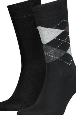 Tommy Hilfiger Sukat<2-pack Check -sukat