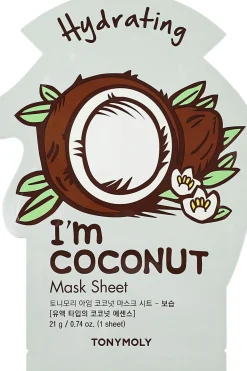 TONYMOLY Korealainen Ihonhoito|Kasvojenhoito<I Am Coconut Mask Sheet kosteuttava kangasnaamio 1 kpl
