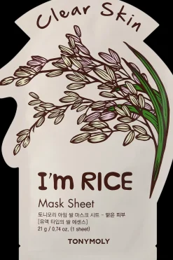 TONYMOLY Korealainen Ihonhoito|Kasvojenhoito<I´m Rice Mask Sheet kasvonaamio 21g