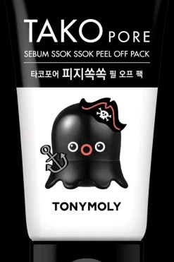 Sale TAKO PORE Sebum Black Peel Off Pack naamio 60ml Korealainen Ihonhoito|Kasvojenhoito