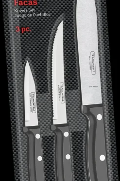 Tramontina Keittiöveitset<veitsisetti Ultracorte 3 osaa