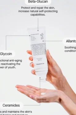 Transparent Lab Ihonhoito<Lightweight sunscreen SPF 50+ aurinkovoide 100 ml