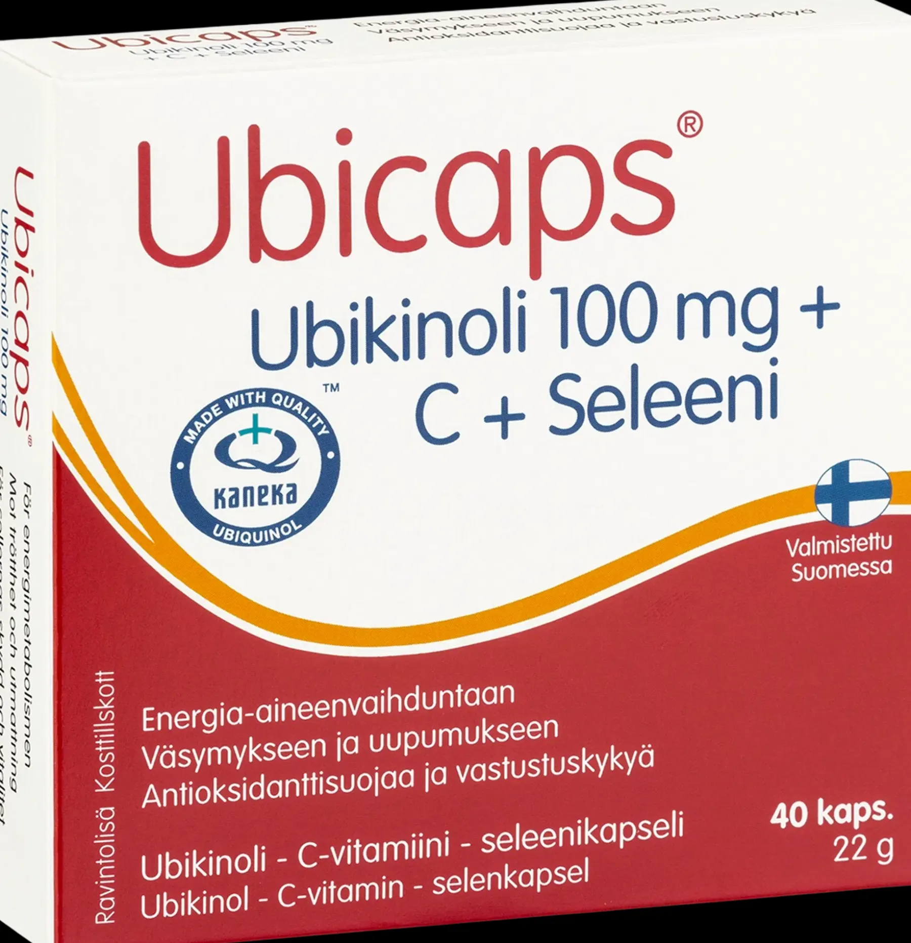 Clearance Ubikinoli 100 mg + C + Seleeni Ubikinoli - C-vitamiini - seleenikapseli 40 kaps Ubikinonit Ja Ubikinolit