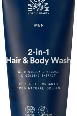 Urtekram Luonnonkosmetiikka|Ihonhoito<MEN 2in1 Hair & Body Wash 200ml