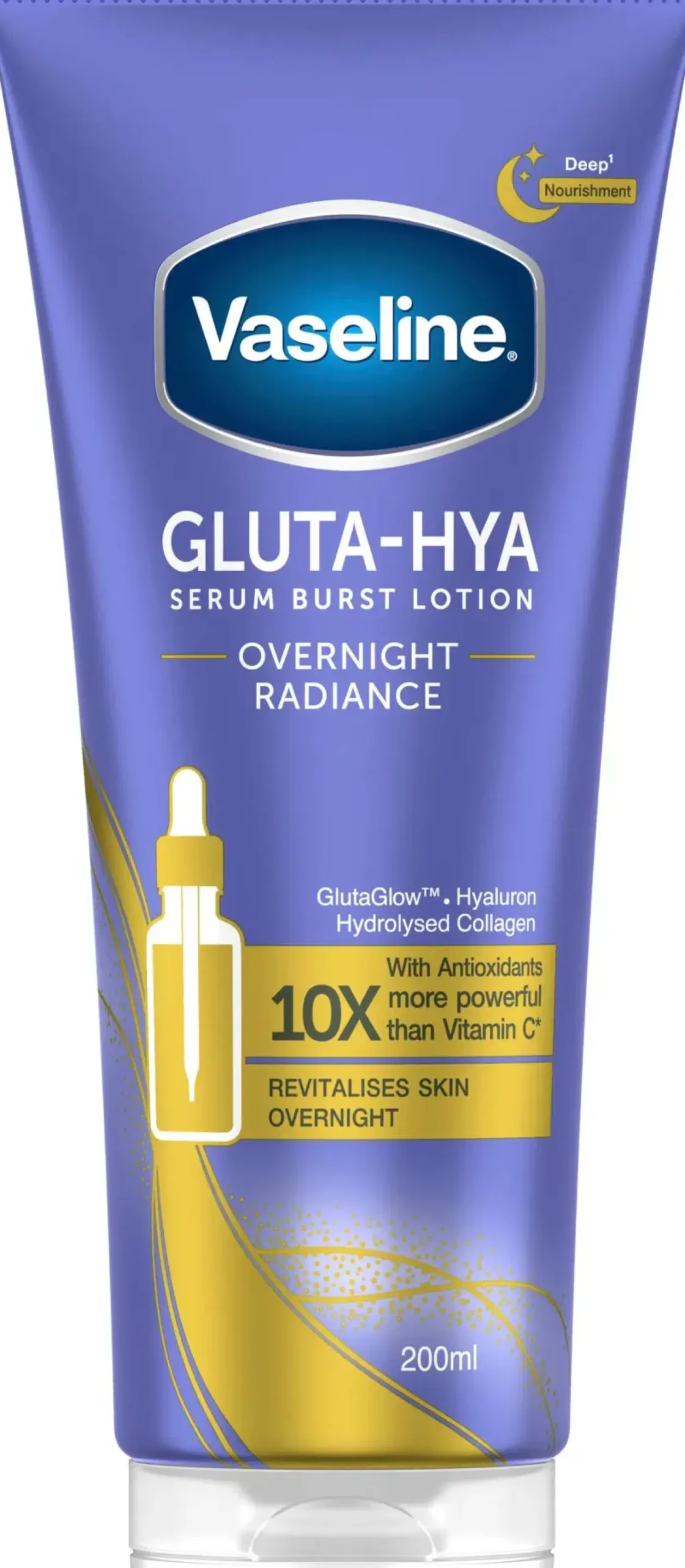 Vaseline Vartalonhoito<Gluta-Hya Overnight Radiance Serum Burst Lotion 200 ml