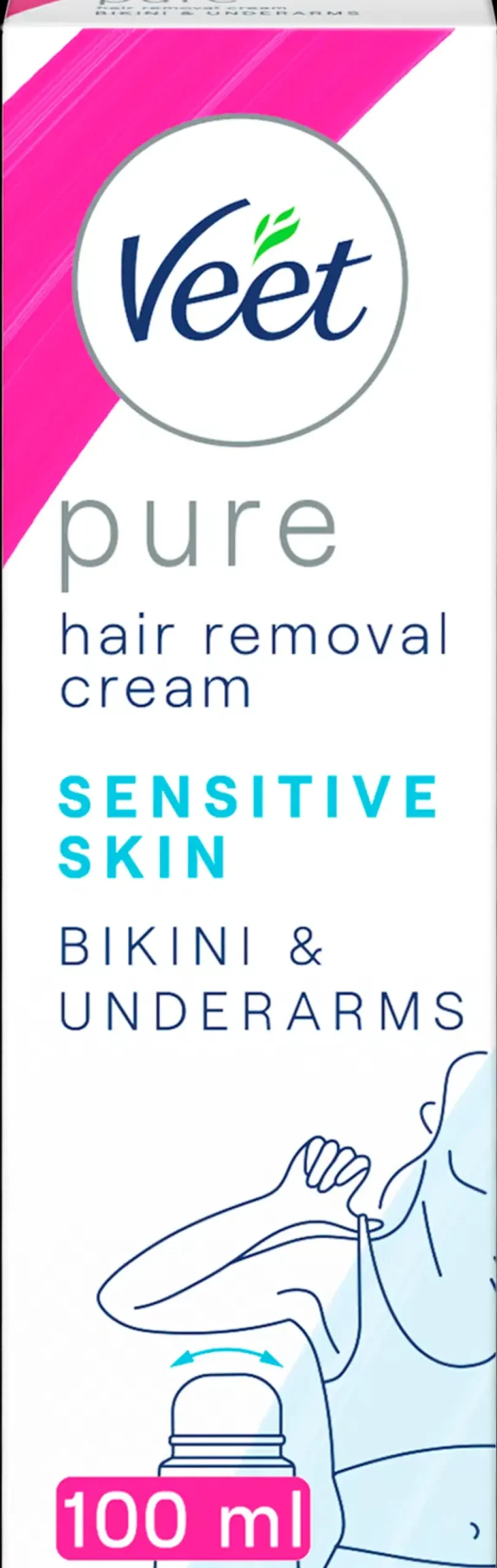 Outlet Ihokarvanpoistovoide bikini&kainalo Herkkä iho100 ml Karvanpoisto