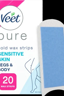 Discount Pure Kylmävahaliuskat Jalat Herkkä iho 20kpl Karvanpoisto