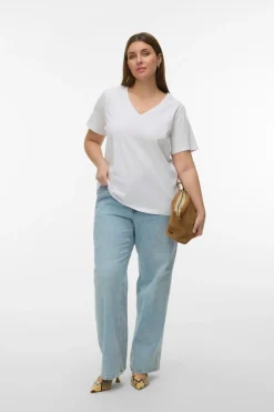 Vero Moda Curve Pluskoot|Paidat Ja Topit<VMCPaulina t-paita