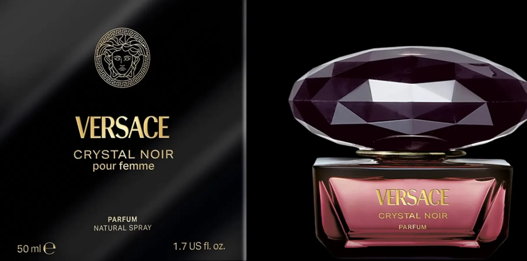 Versace Hajuvedet<Crystal Noir Parfum 50 ml