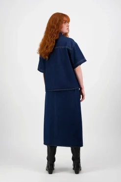 Very Nice Puserot Ja Tunikat<EMMY 2437 tummansininen Relaxed fit -farkkupaita