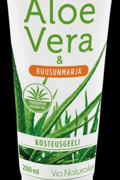 Via Naturale Ihonhoito|Vartalonhoito<Aloe Vera&Ruusunmarja Kosteusgeeli 200 ml
