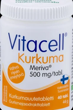 Outlet Kurkuma kurkumauutetabletti 40 tabl Erityisvalmisteet