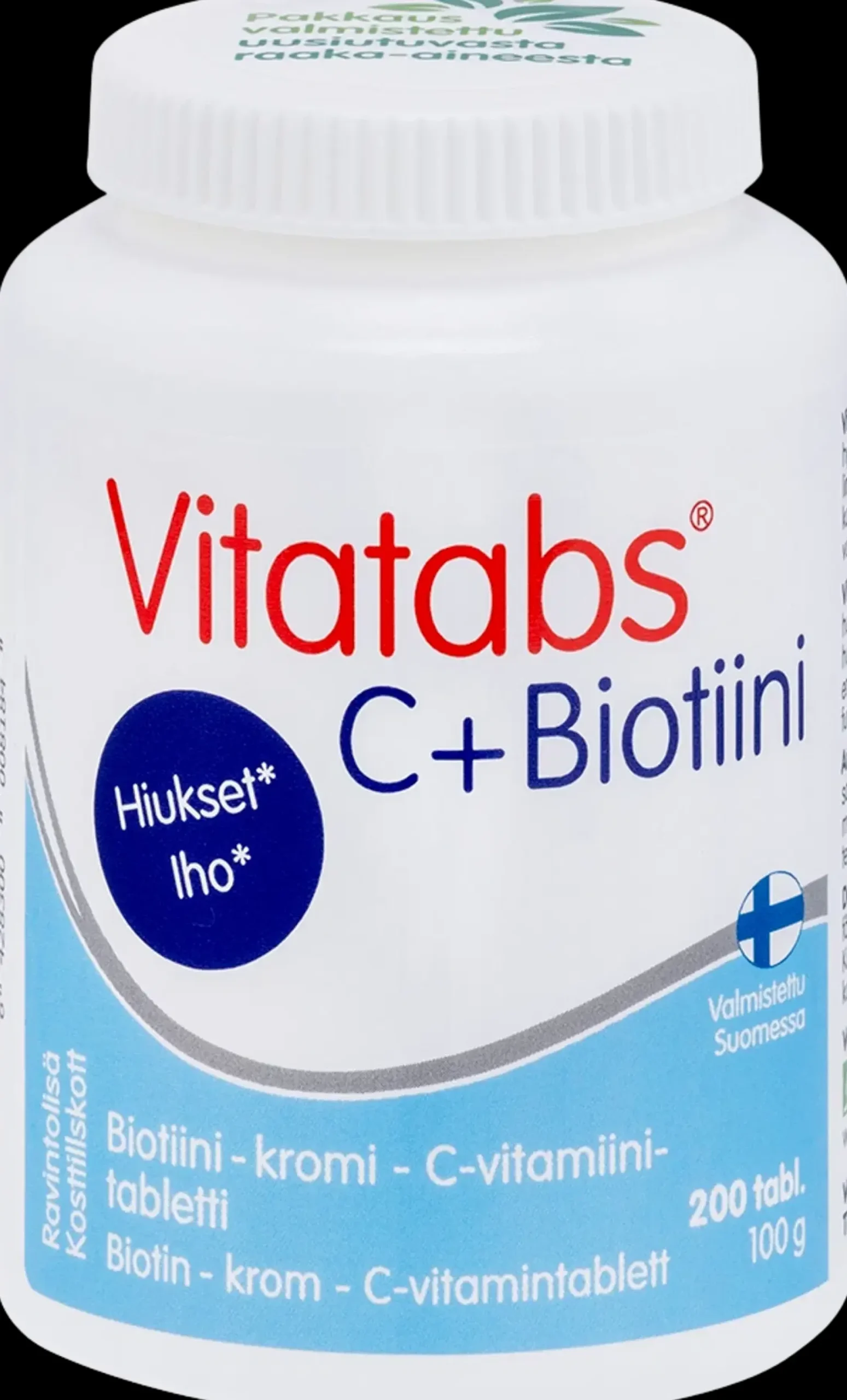 Online C + Biotiini kromi-biotiini-C-vitamiinitabletti 200 tabl Kivennäis- Ja Hivenaineet