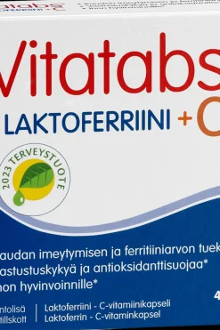 Vitatabs Erityisvalmisteet<Laktoferriini + C Laktoferriinikapseli 40 kaps