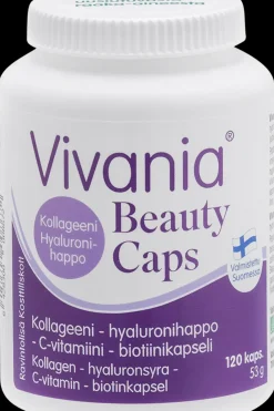 Vivania Kauneuden Hyvinvointivalmisteet<Beauty Caps Kollageeni – hyaluronihappo - C-vitamiini - biotiinikapseli 120 kaps