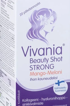 New Beauty Shot Strong Mango-Meloni Kollageeni-hyaluronihappo-sinkki 500 ml Kauneuden Hyvinvointivalmisteet
