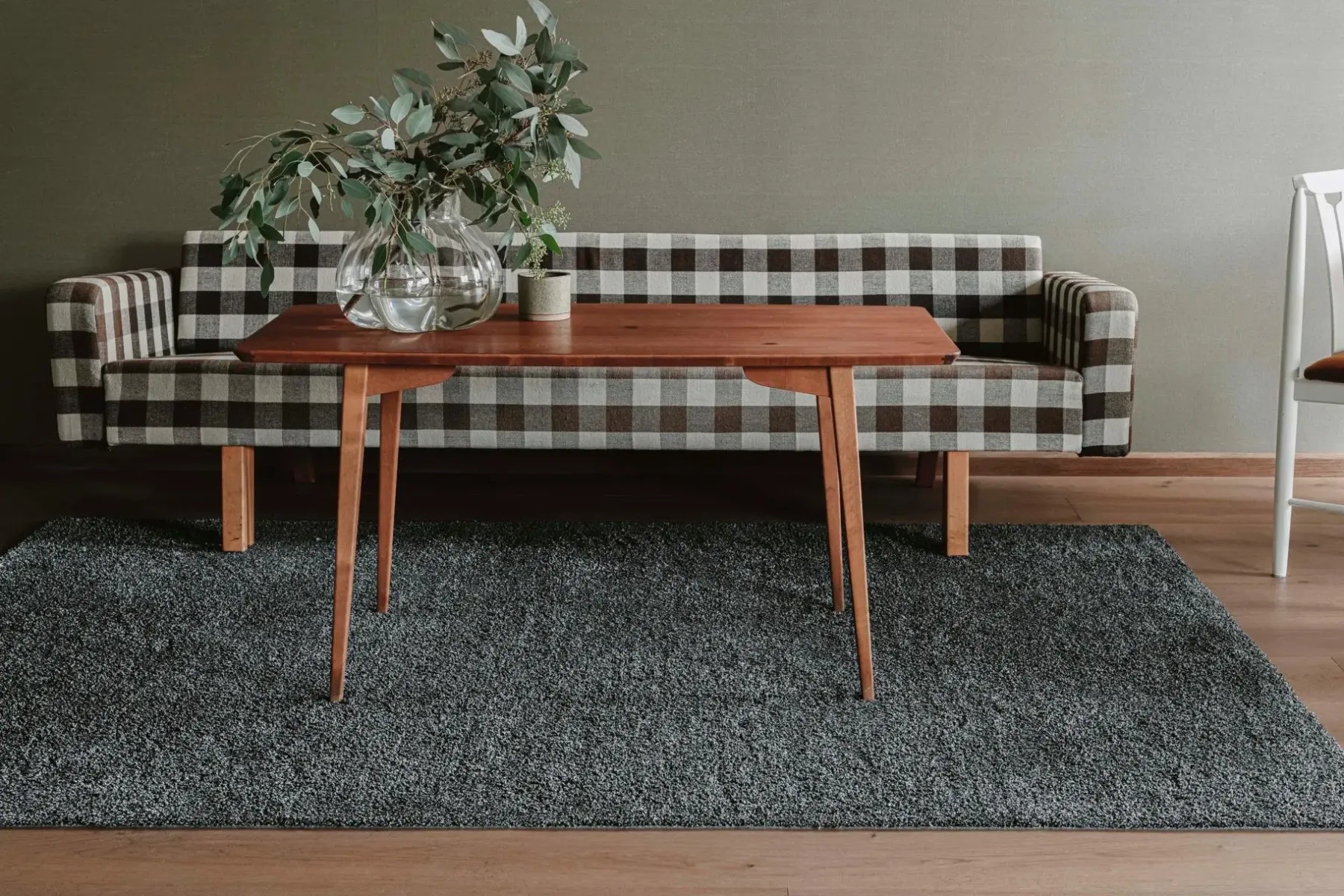 Best Viita matto 79 musta 200x300 cm Olohuoneen Matot