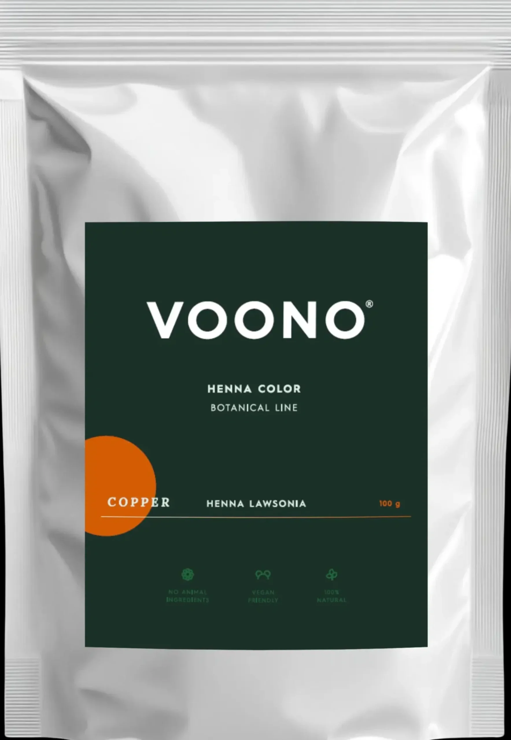 VOONO Hiukset|Hiusvärit<Henna-kasvihiusväri, kupari 100g