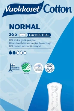 Best Cotton Normal pikkuhousunsuoja 26 kpl Kuukautiset Ja Intiimihygienia|Hajusteettomat Ihonhoidon Tuotteet