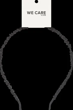 WE CARE ICON. Hiustarvikkeet<hiuspanta, musta