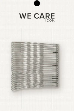 WE CARE ICON. Hiustarvikkeet<hiuspinni 24 kpl, hopea