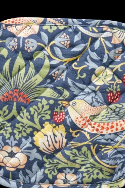 William Morris Keittiötekstiilit<Pannulappu Strawberry thief blue 15x30cm