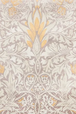 William Morris Servetit Ja Lautasliinat<Snakeshead platina lautasliina 20kpl/24cm