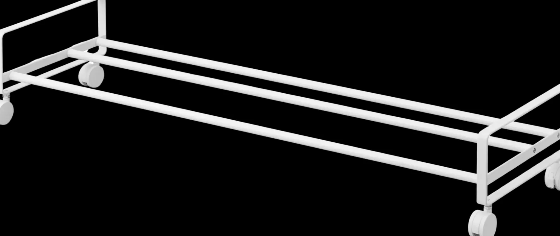 Best kenkäteline pyörillä Tower valkoinen Säilytyslaatikot, -lokerikot Ja -telineet