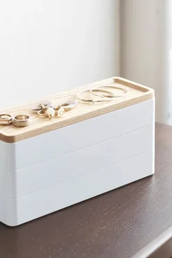 Rin korurasia valkoinen 3-osainen Säilytyslaatikot, -lokerikot Ja -telineet|Korit Ja Rasiat