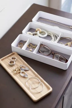 Rin korurasia valkoinen 3-osainen Säilytyslaatikot, -lokerikot Ja -telineet|Korit Ja Rasiat